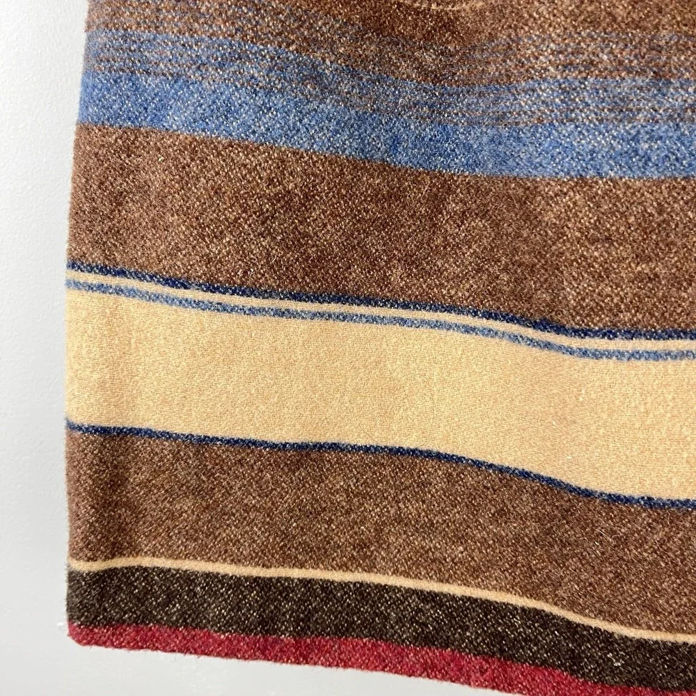 Tracy‎ Evans Vintage Wrap Skirt Womens S Wool Blend Western Boho Stripe